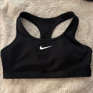 Nike Black Racerback Sports Bra with Medium Support